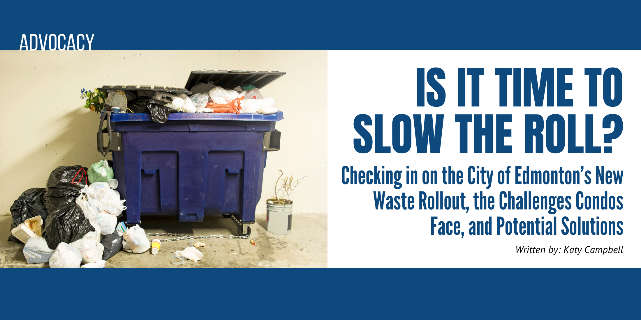 Is it time to slow the roll banner